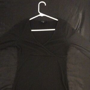 Elegant Black Long Sleeve Top